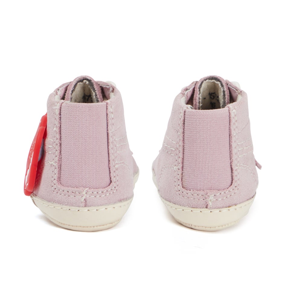 Babies Kick Hi Crib Suede Pink
