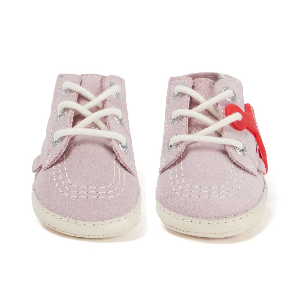 Babies Kick Hi Crib Suede Pink