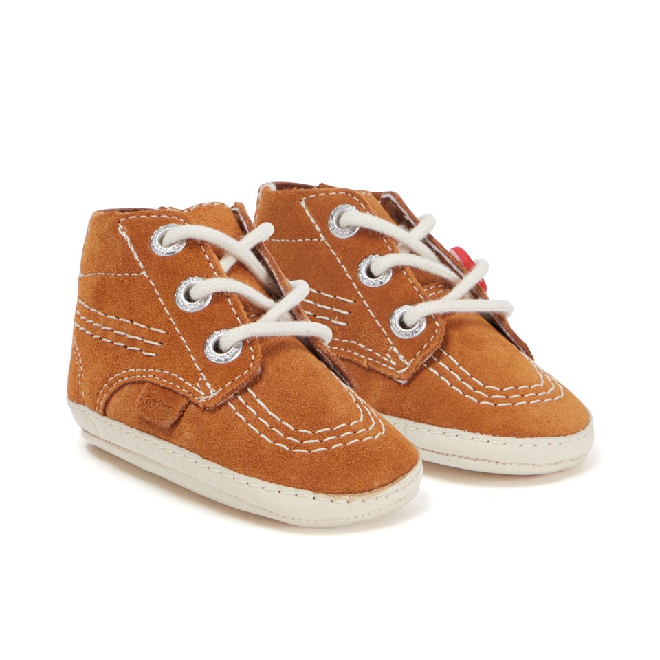 Babies Kick Hi Crib Suede Tan