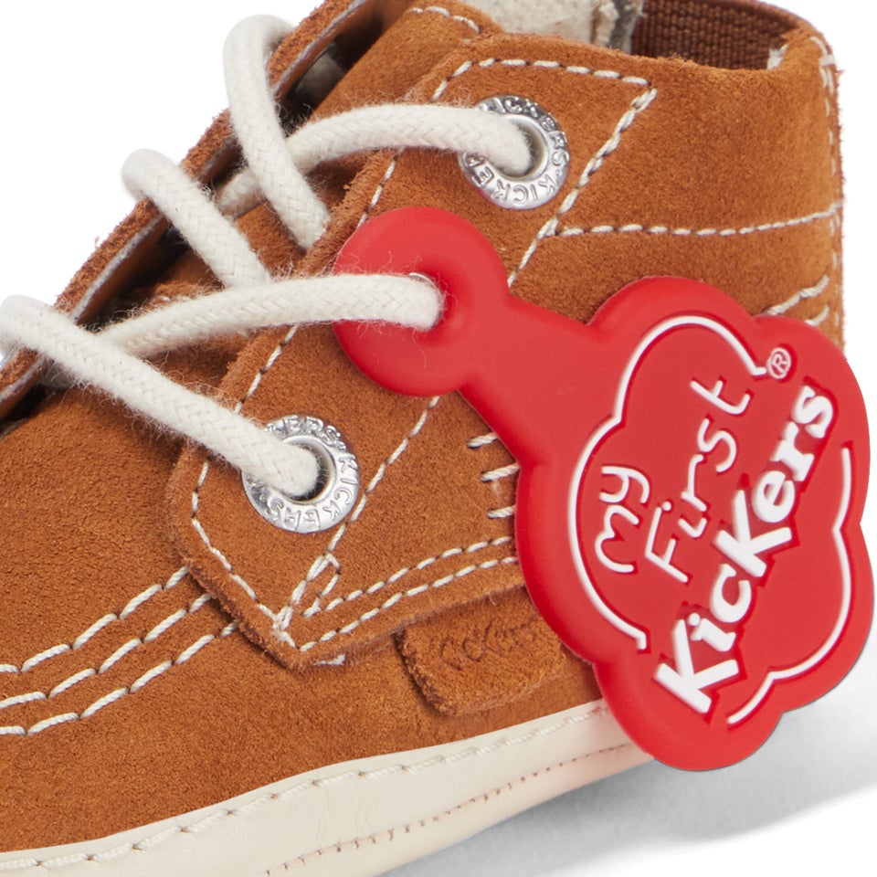 Babies Kick Hi Crib Suede Tan