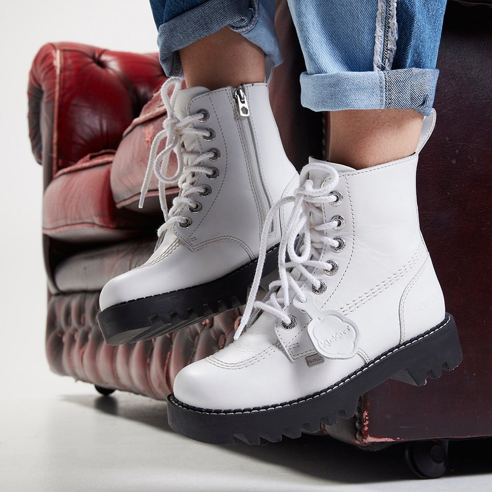 Adult Women's Kizziie Higher Leather White