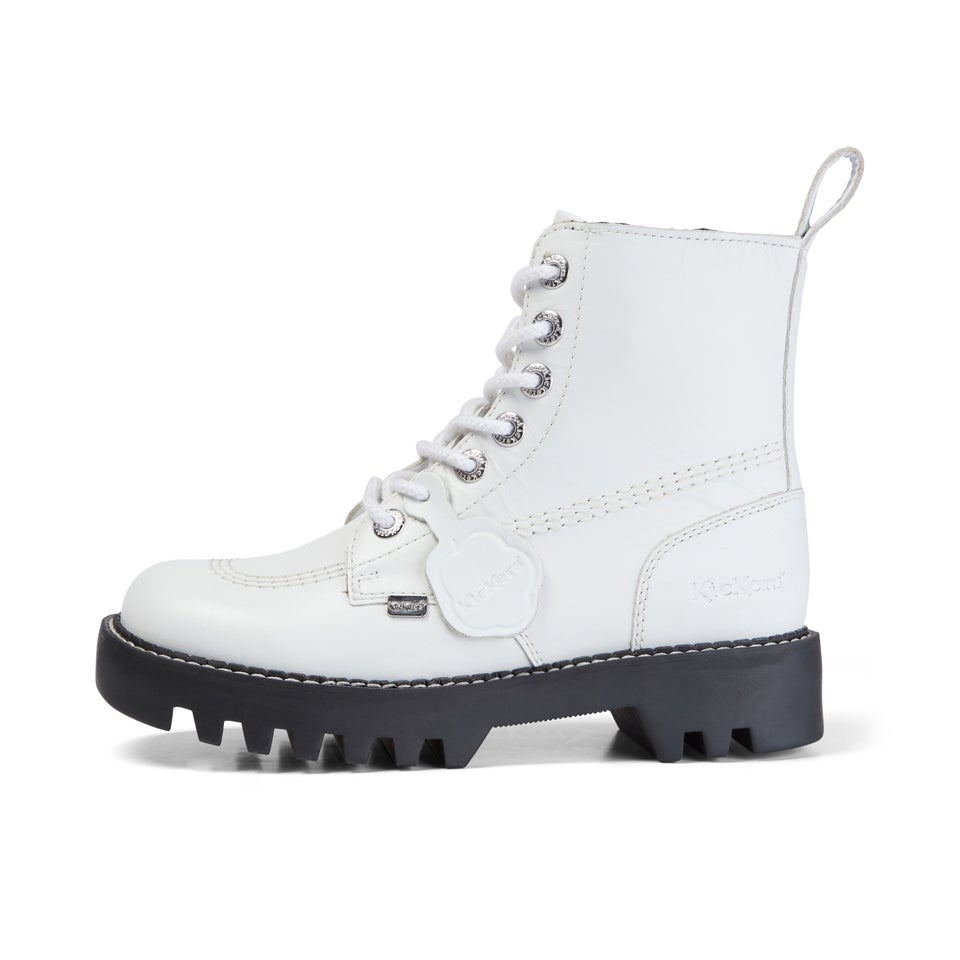 Adult Women's Kizziie Higher Leather White