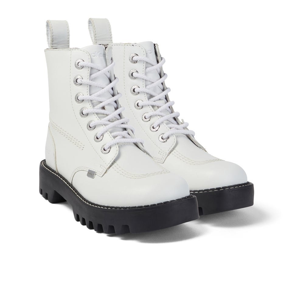 Adult Women's Kizziie Higher Leather White