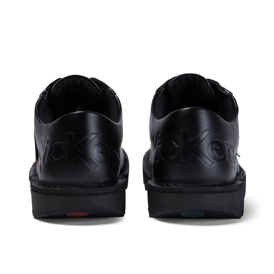 Youth Mens Kick Lo Luxx Leather Black