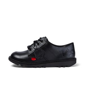 Youth Mens Kick Lo Luxx Leather Black - 3