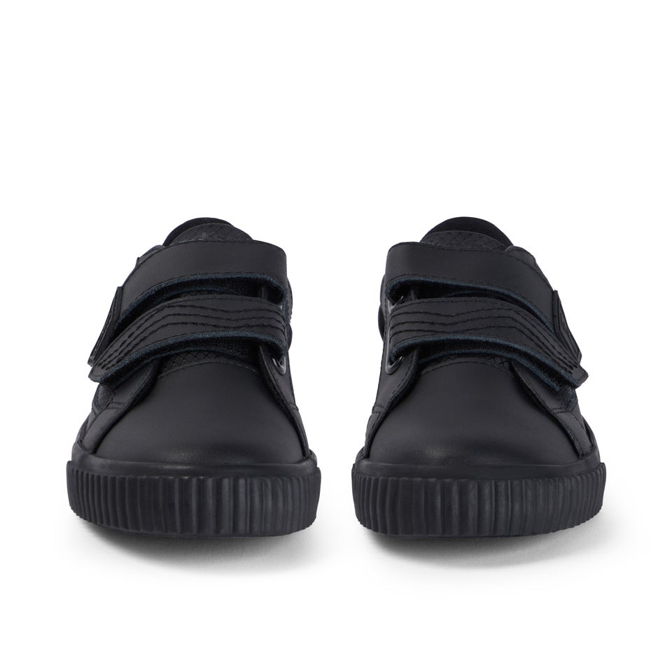 Junior Boys Tovni Twin Flex Leather Black