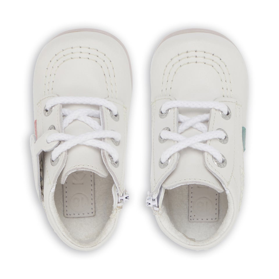 Baby Kick Hi Leather White