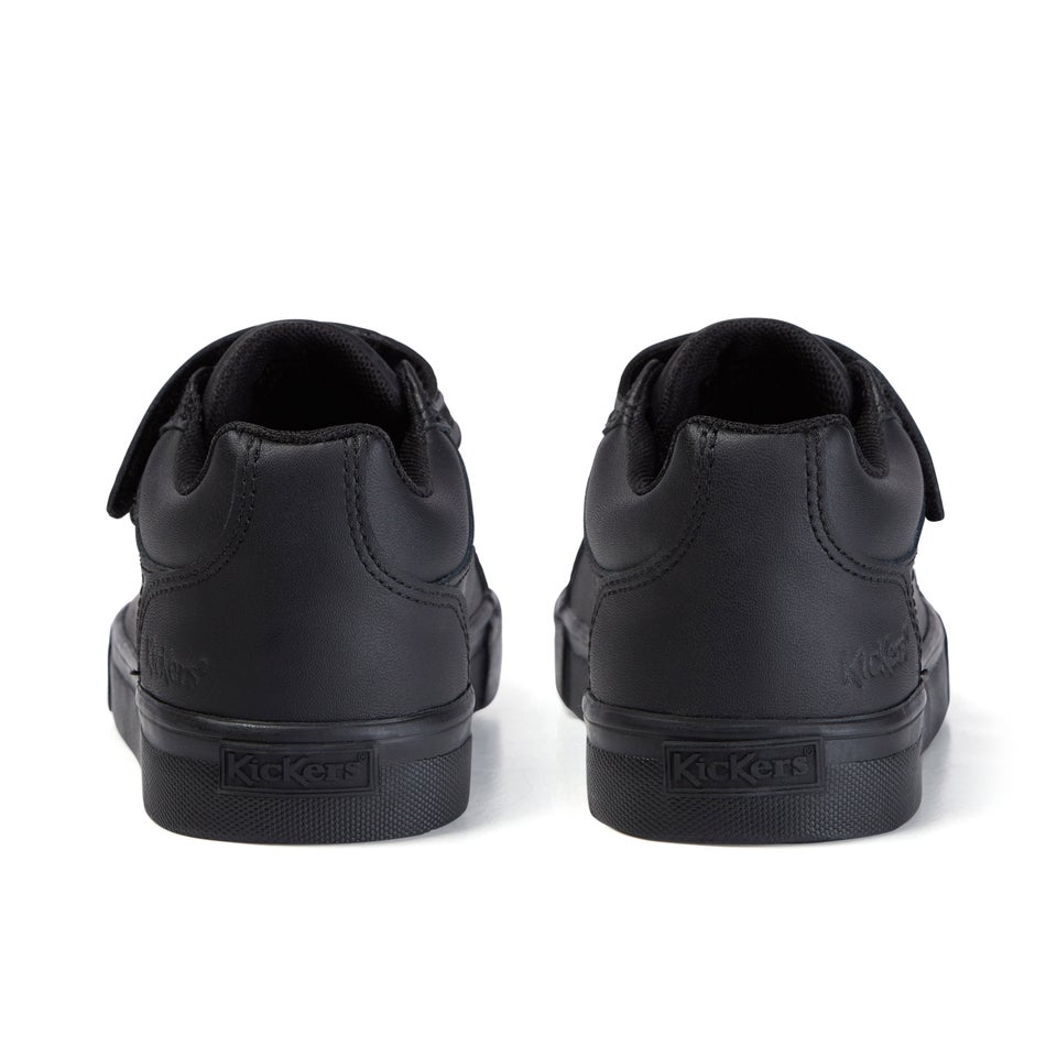Junior Unisex Tovni Twin Leather Black