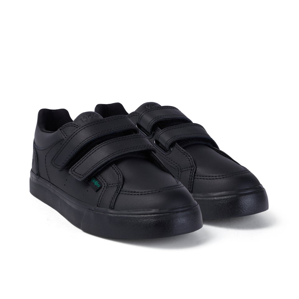 Junior Unisex Tovni Twin Leather Black