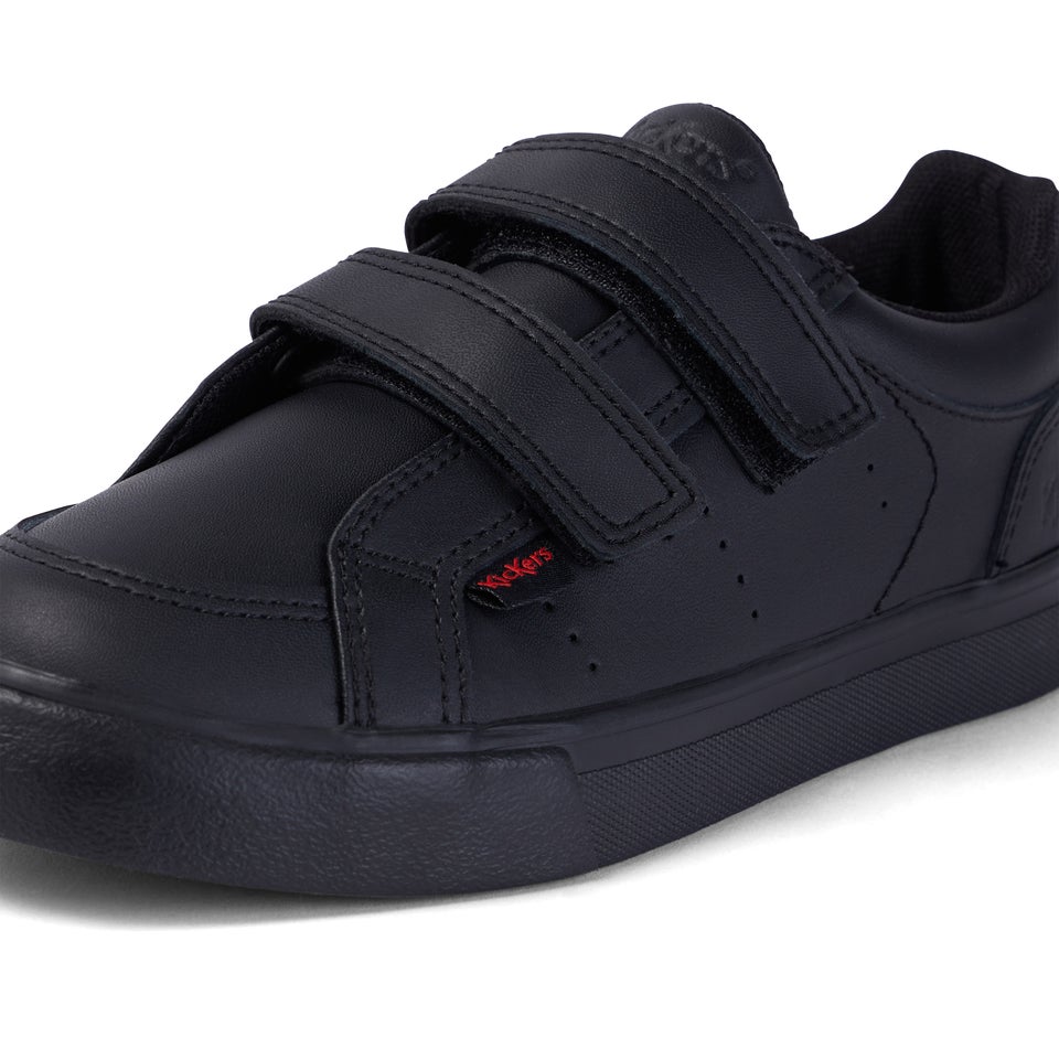 Junior Unisex Tovni Twin Leather Black