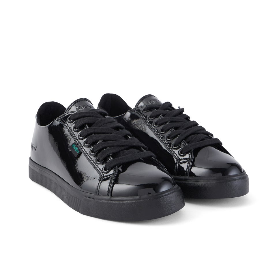 Adult Womens Tovni Lacer Patent Leather Black