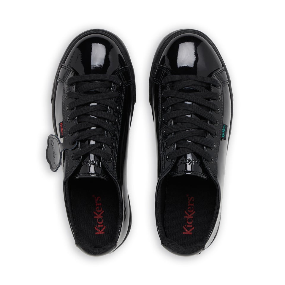 Adult Womens Tovni Lacer Patent Leather Black