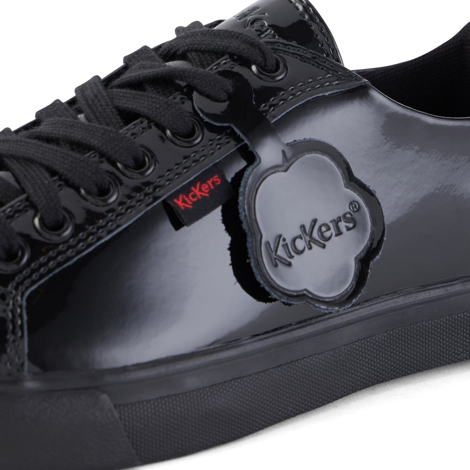 Adult Womens Tovni Lacer Patent Leather Black