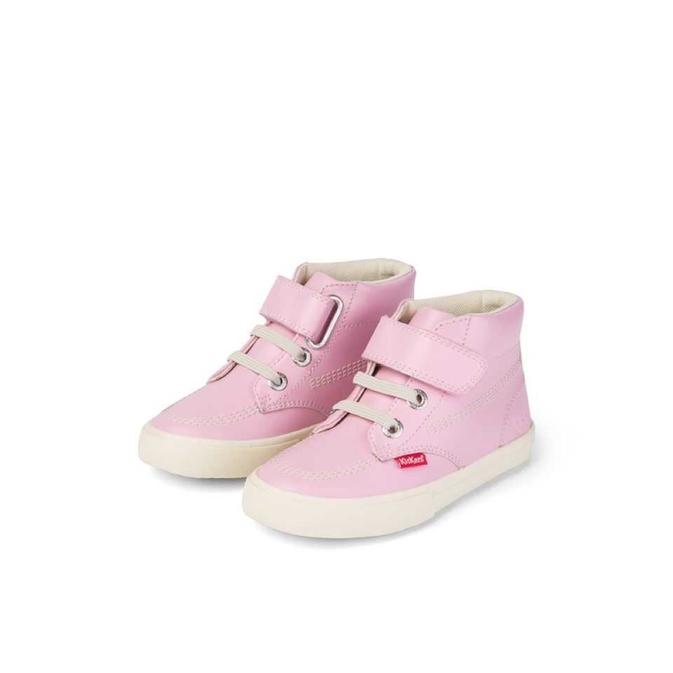 Infant Girls Kacey Hi Leather Pink