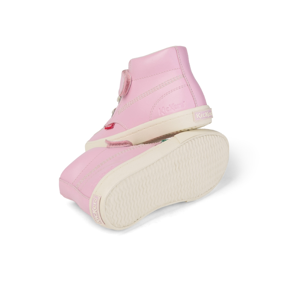 Infant Girls Kacey Hi Leather Pink