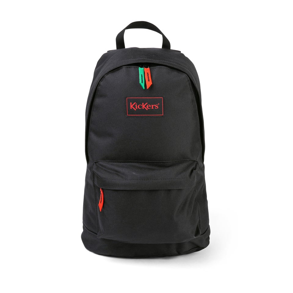 Adult Unisex Kickers Back Pack Canvas Black