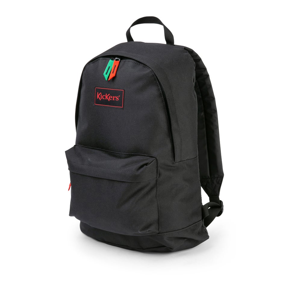 Adult Unisex Kickers Back Pack Canvas Black