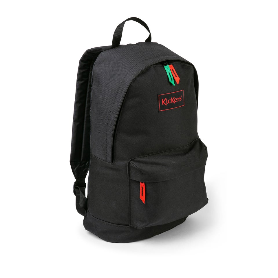 Adult Unisex Kickers Back Pack Canvas Black