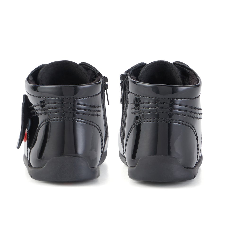 Baby Kick Hi B Zip Patent Leather Black