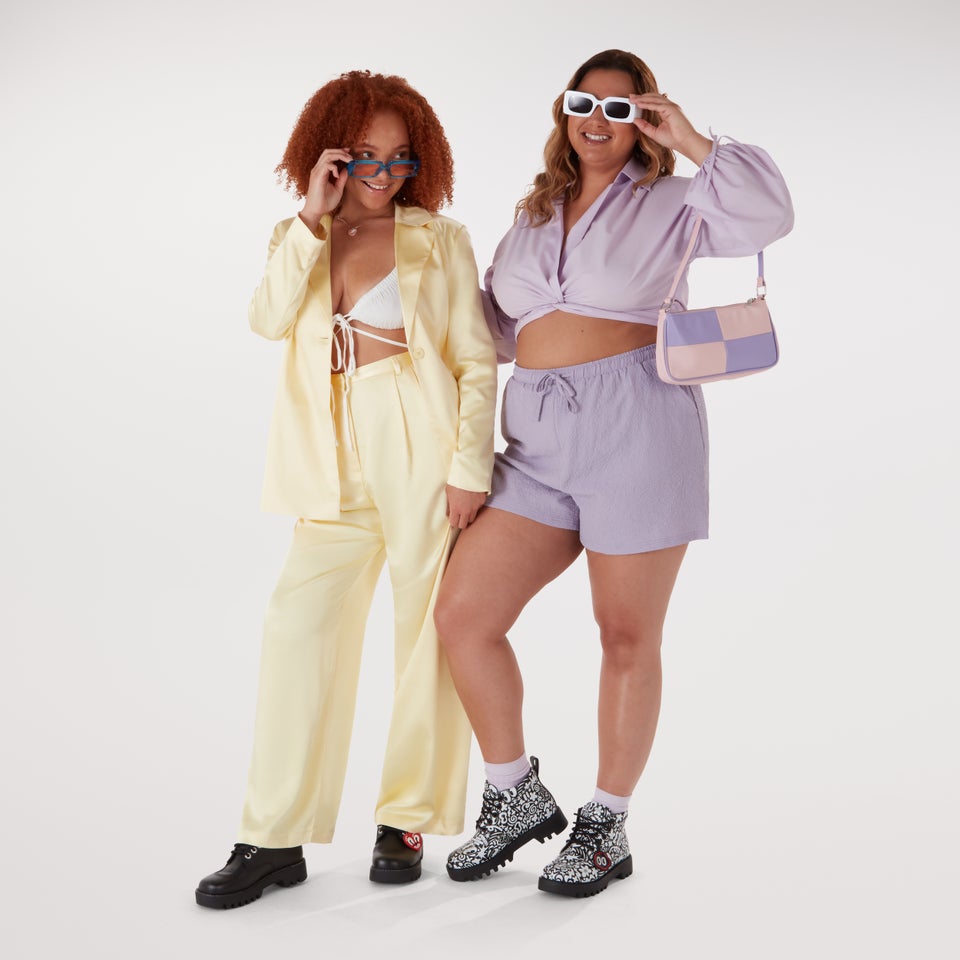 Adult Women's Kizziie Hi X Hattie Stewart Leather Black