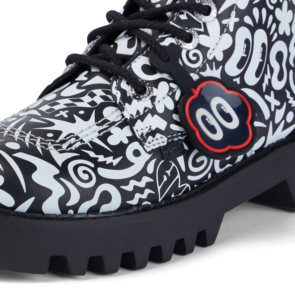 Adult Women's Kizziie Hi X Hattie Stewart Leather Black