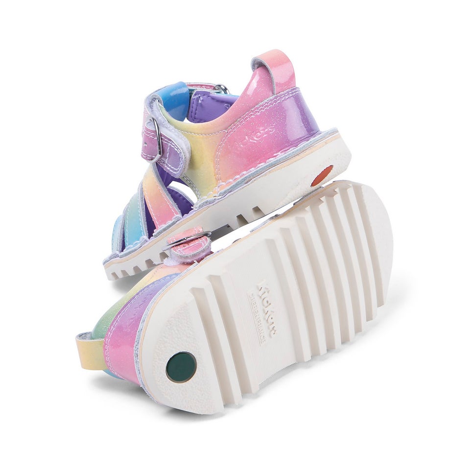 Infant Girls Kick Patent Leather Multi