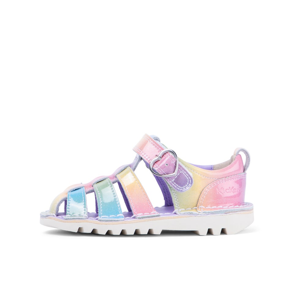 Infant Girls Kick Patent Leather Multi