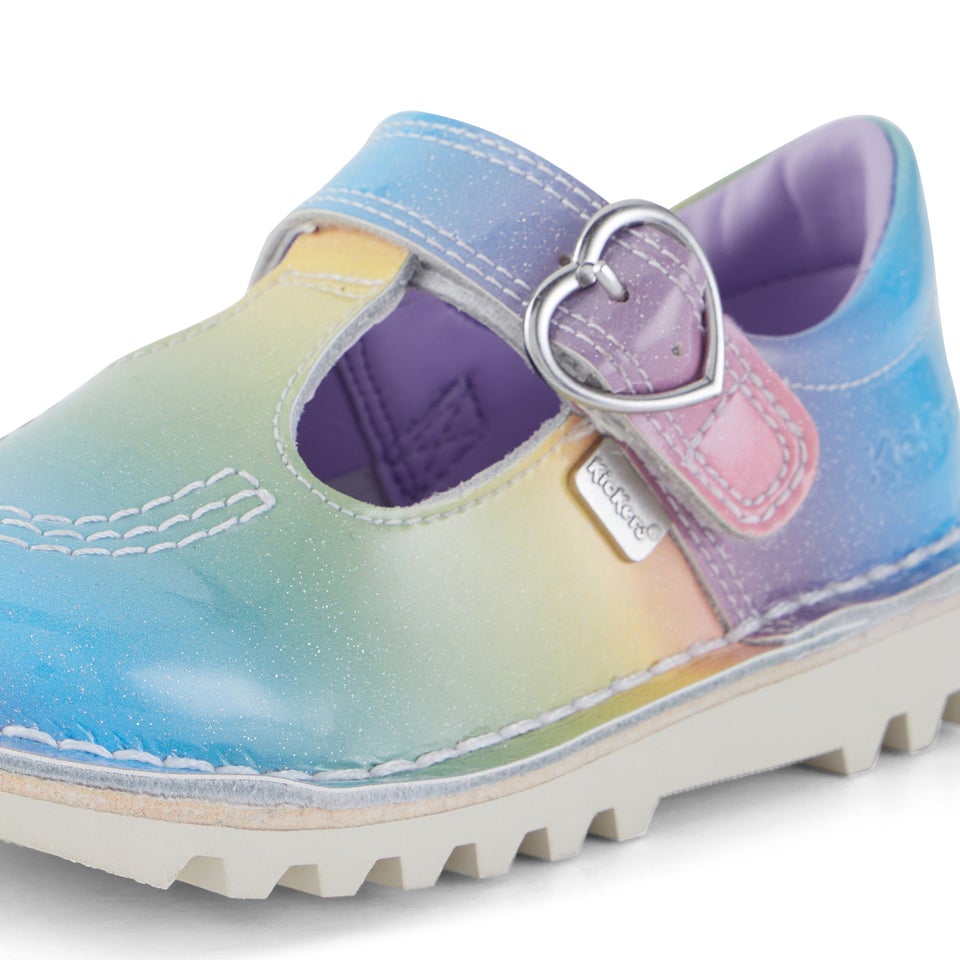Infant Girls Kick T-bar Patent Leather Multi