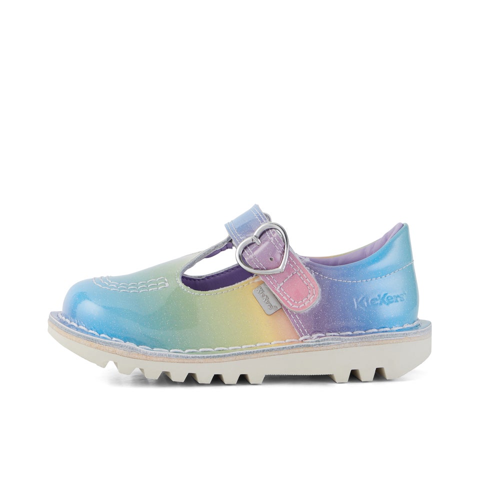 Infant Girls Kick T-bar Patent Leather Multi