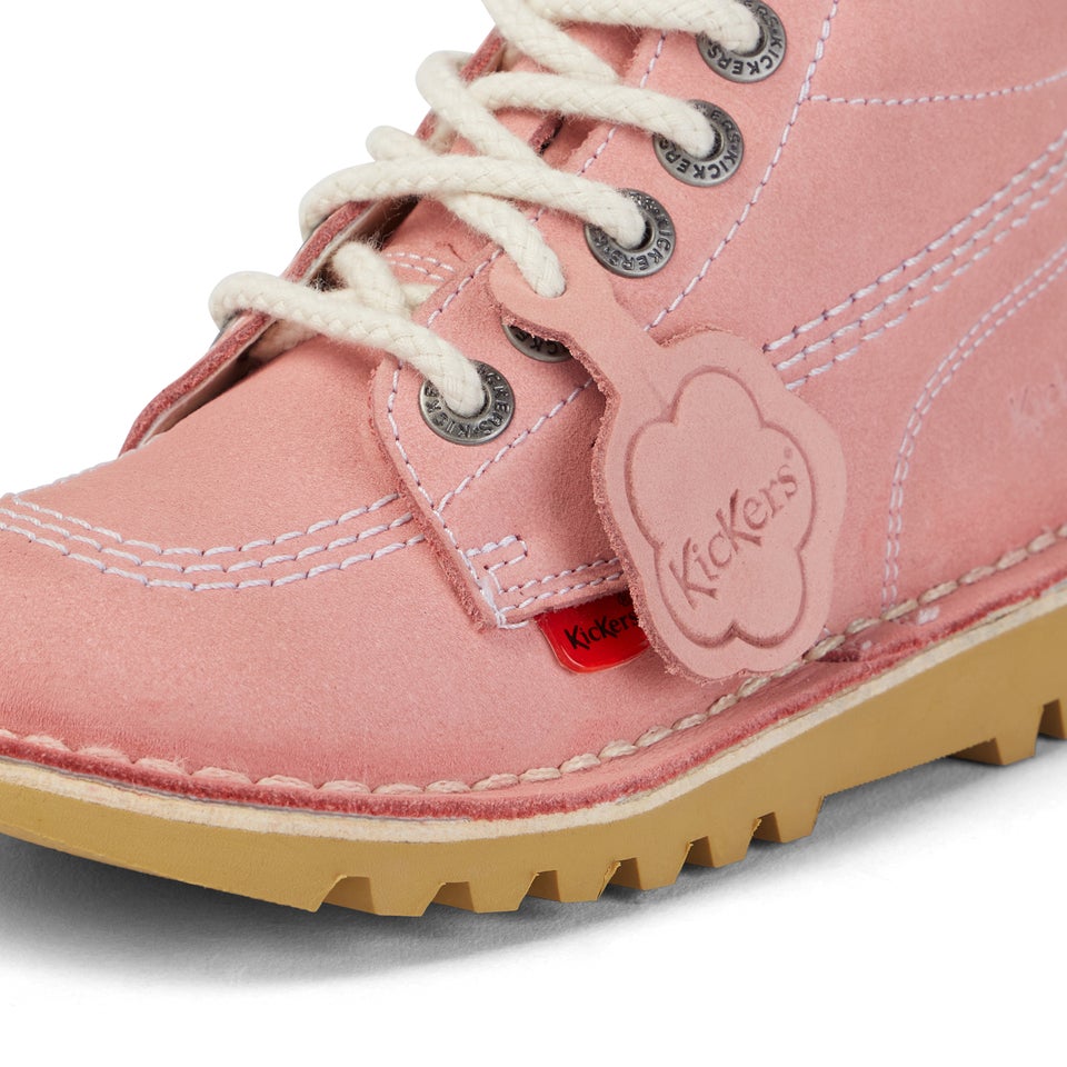 Infant Unisex Kick Hi Zip Nubuck Light pink
