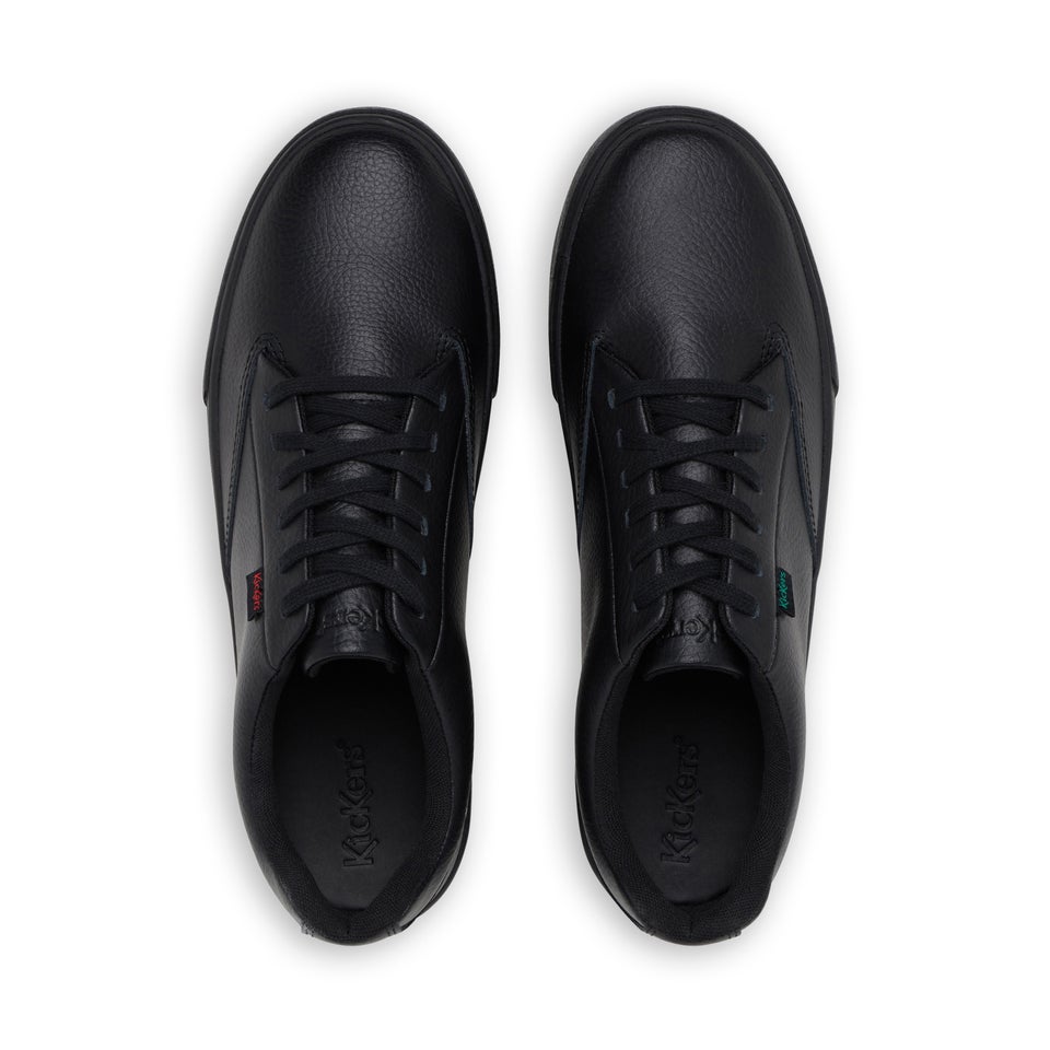 Adult Unisex Tovni Tumbled Leather Black