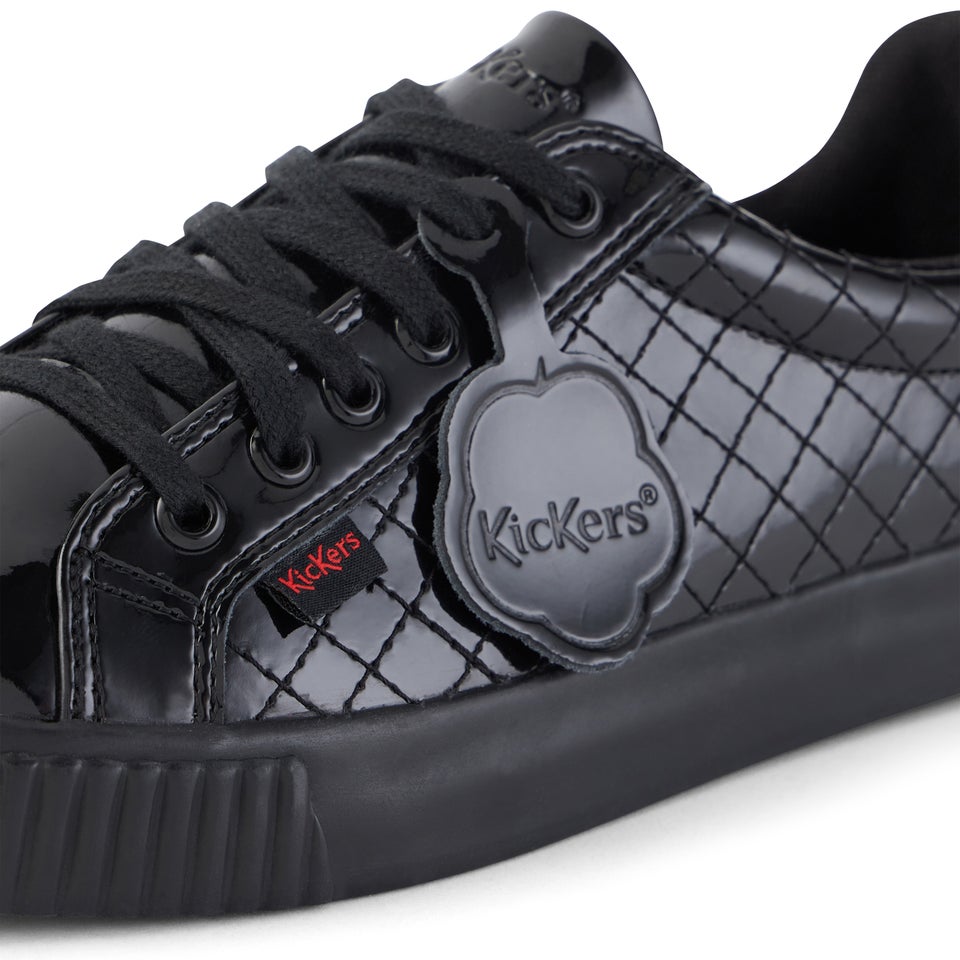 Youth Womens Tovni Track Patent Leather Black