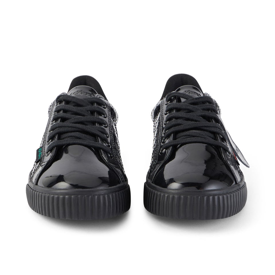 Youth Womens Tovni Track Patent Leather Black