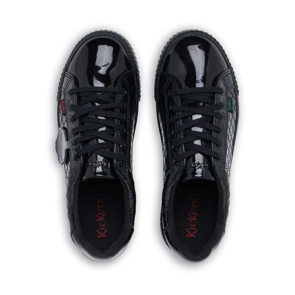 Youth Womens Tovni Track Patent Leather Black