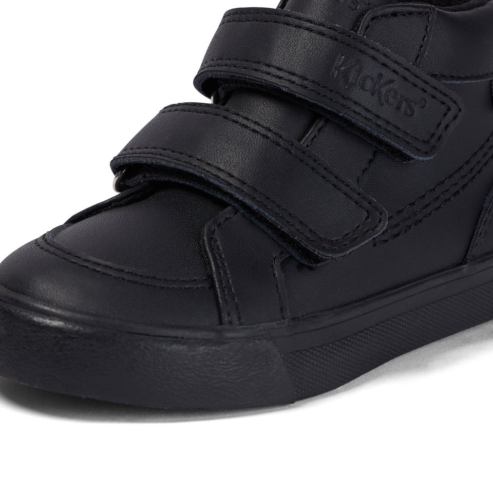 Infant Unisex Tovni Hi Leather Black