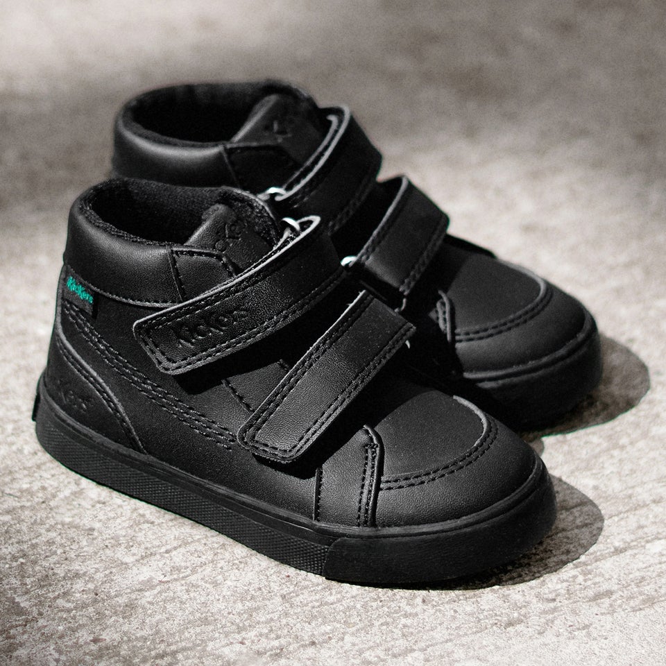 Infant Unisex Tovni Hi Leather Black