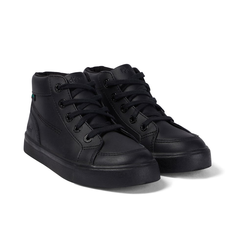 Junior Unisex Tovni Hi Leather Black