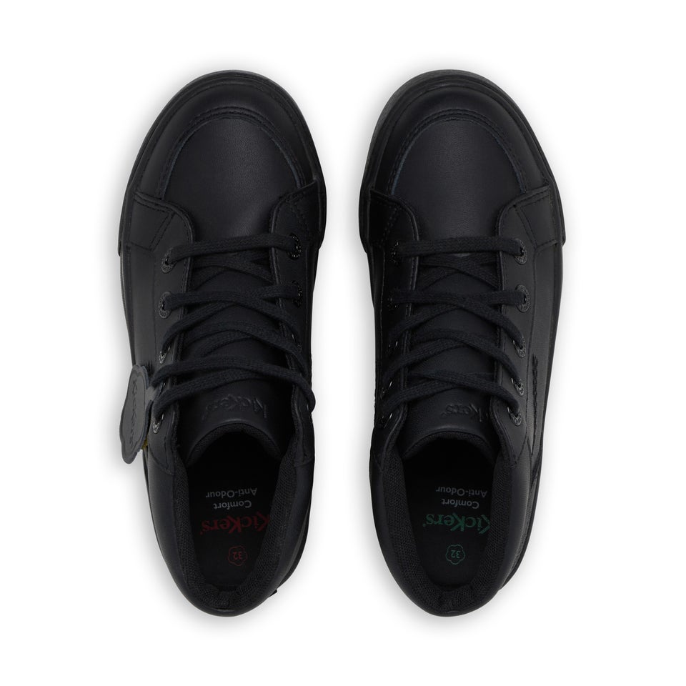Junior Unisex Tovni Hi Leather Black