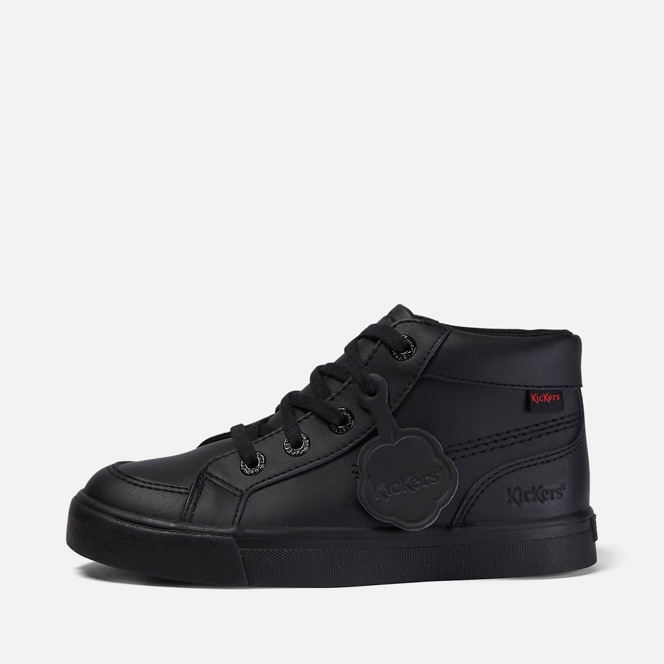 Junior Unisex Tovni Hi Leather Black