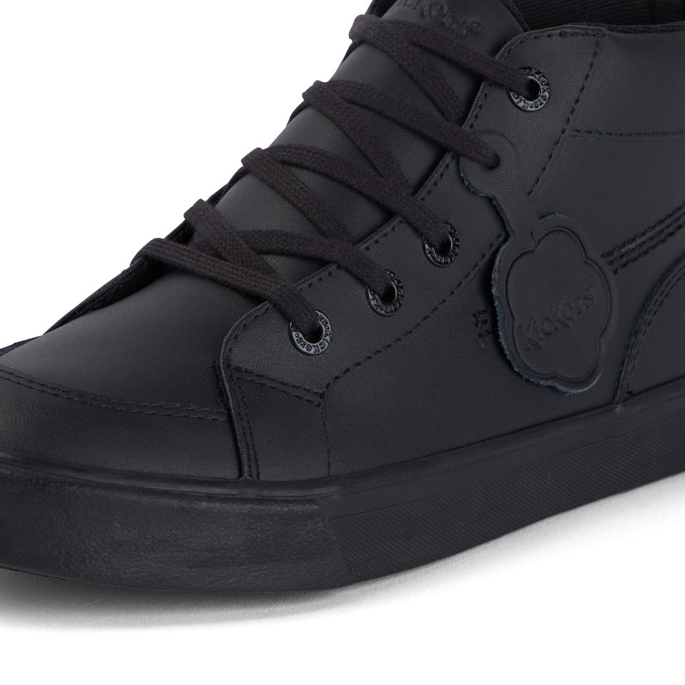 Youth Unisex Tovni Hi Leather Black