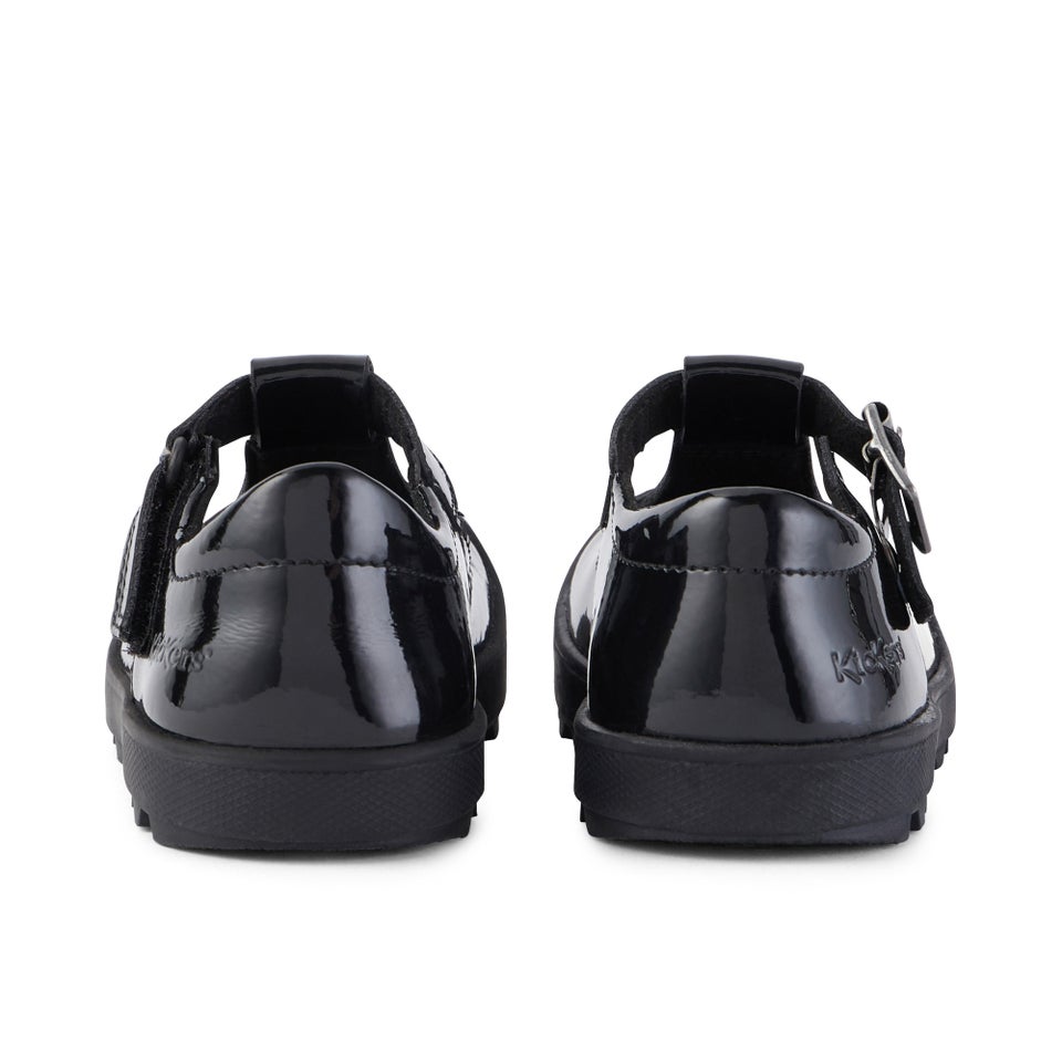 Junior Girls Plunk MJ Leather Black
