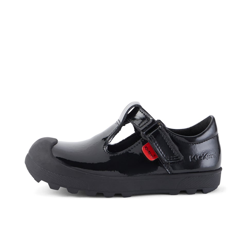 Junior Girls Plunk MJ Leather Black