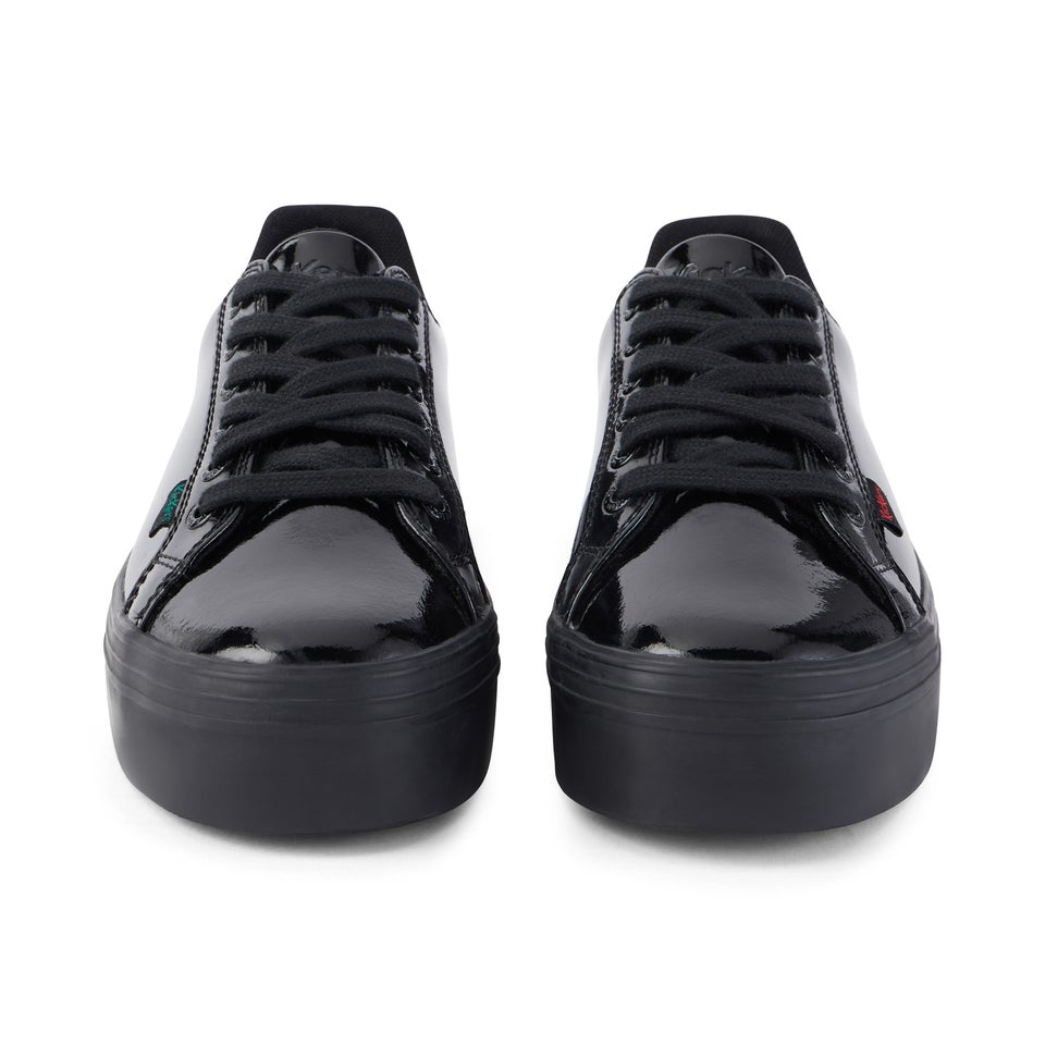 Adult Womens Tovni Stack Patent Leather Black