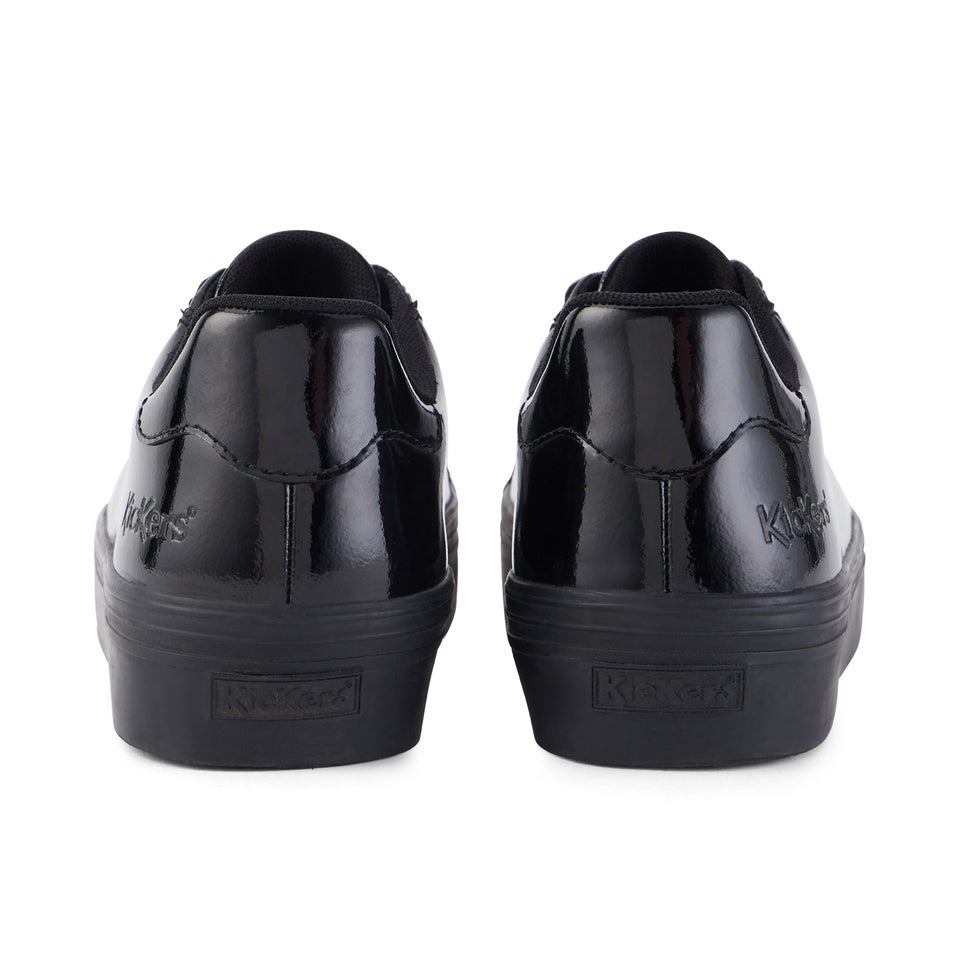 Adult Womens Tovni Stack Patent Leather Black