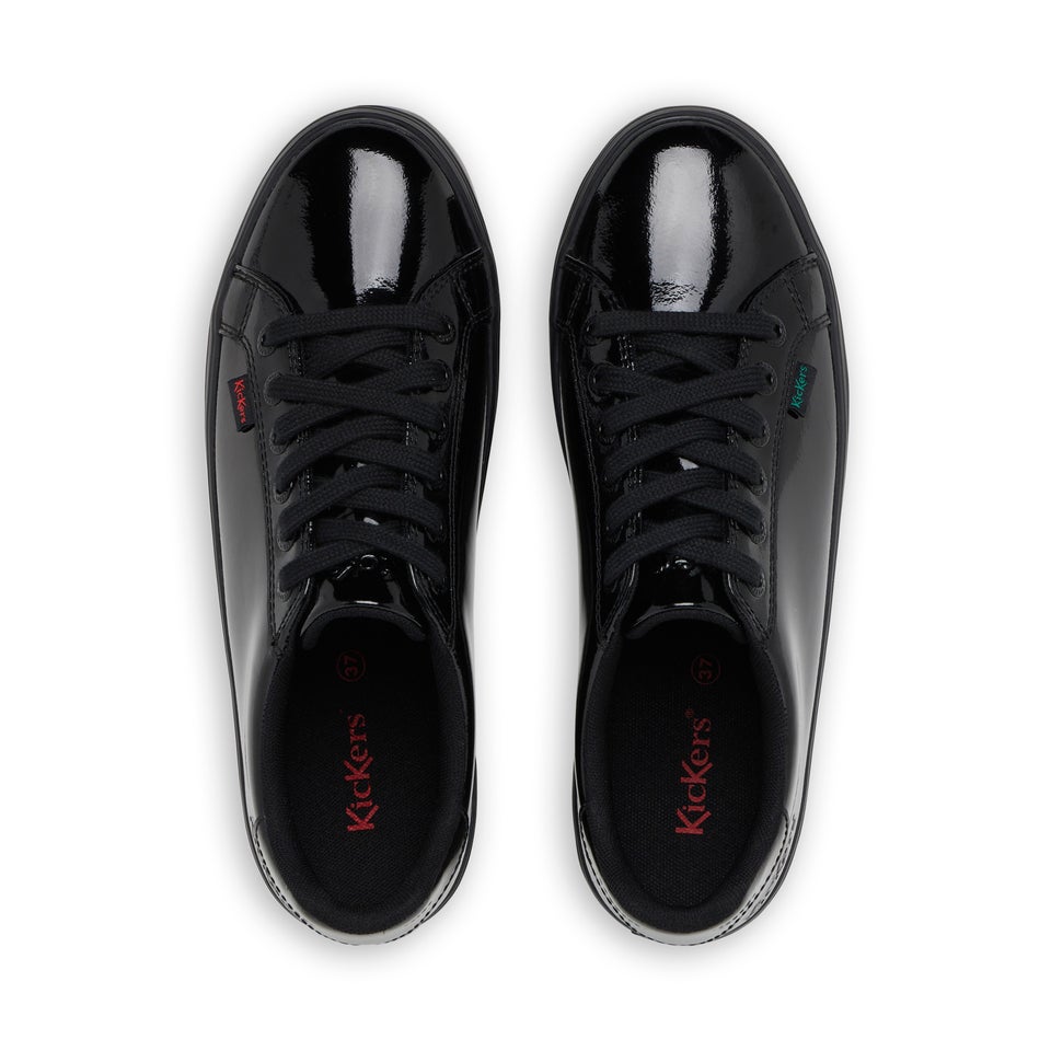 Adult Womens Tovni Stack Patent Leather Black