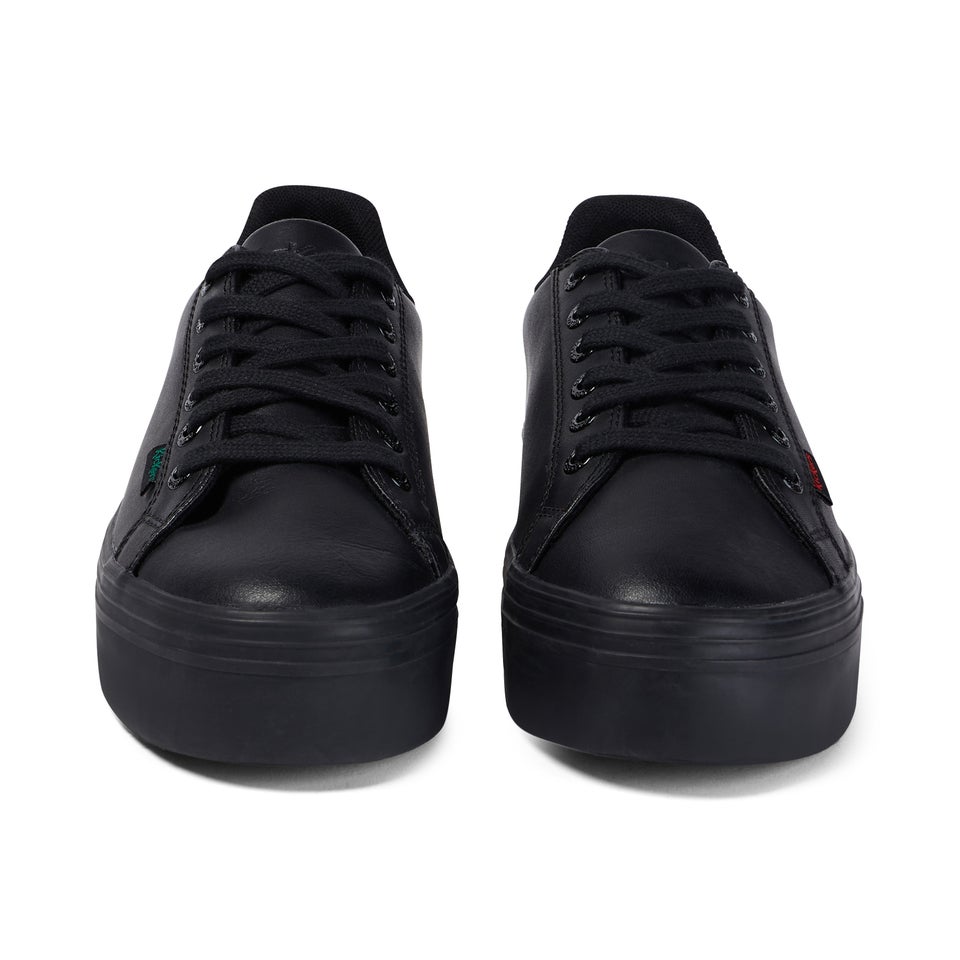 Adult Womens Tovni Stack Leather Black