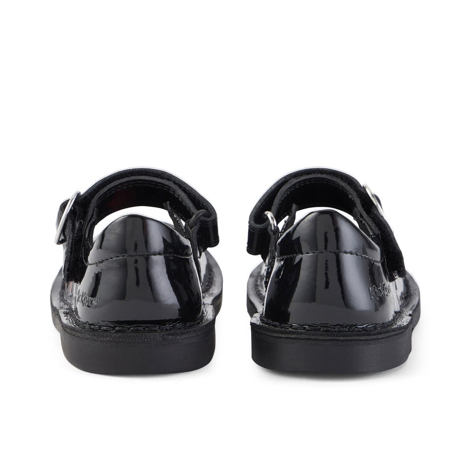 Infant Girls Adlar Heart Mj Patent Leather Black