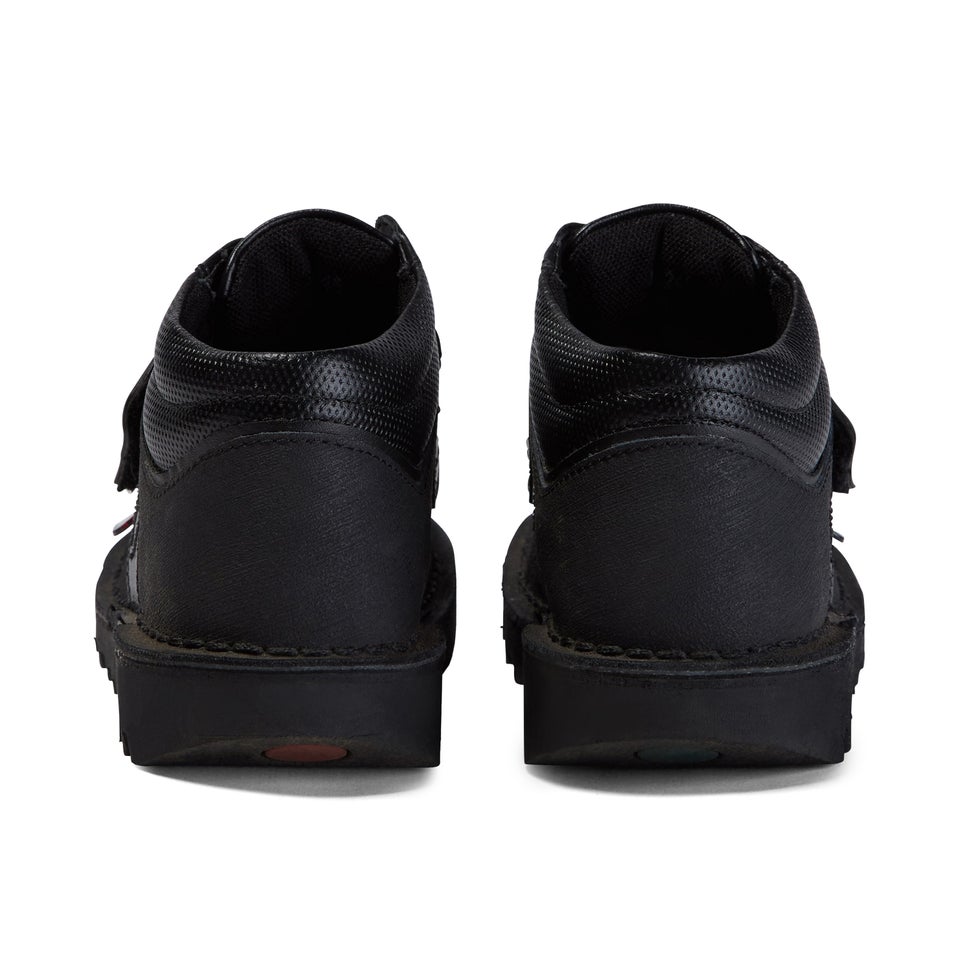Junior Boys Kick Mid Scuff Leather Black