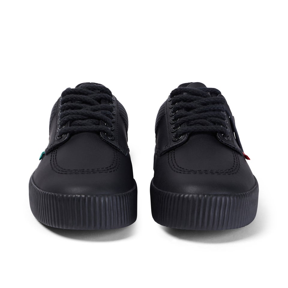 Youth Mens Tovni Flex Leather Black