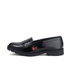 Youth Womens Lachly Quilted Loafer Patent Leather Black - 3